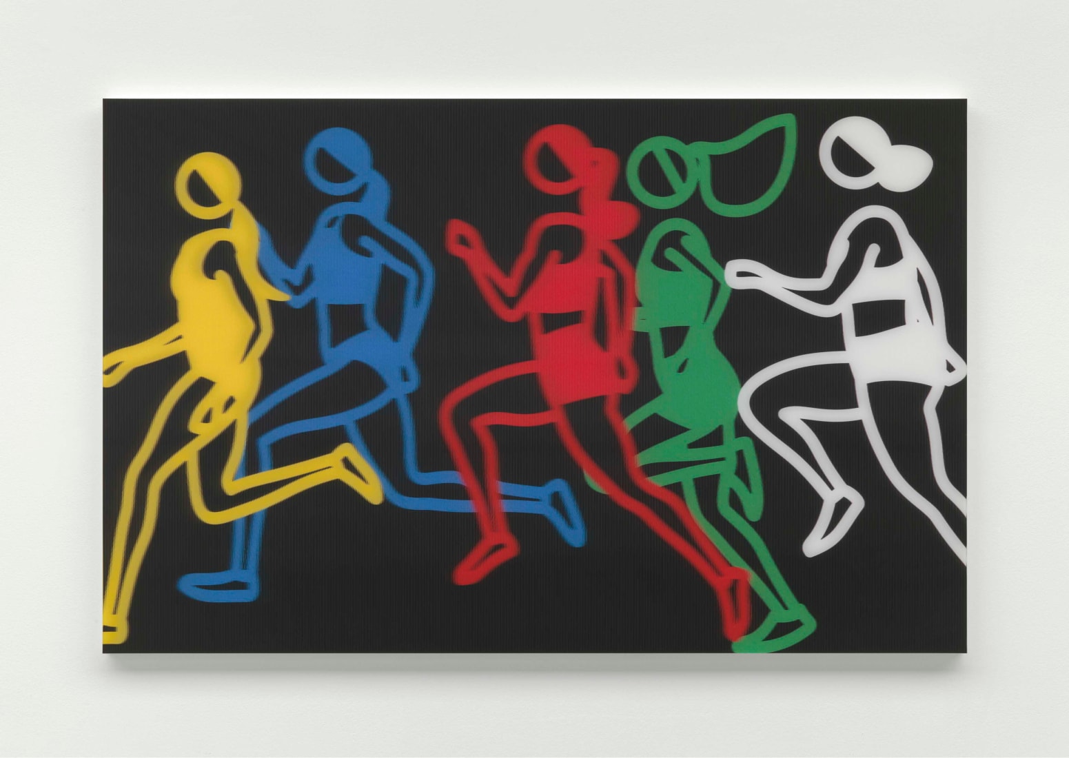 <span class="artist"><strong>Julian Opie</strong></span>, <span class="title"><em>Sprinters: Women sprinters 3.</em>, 2024</span>