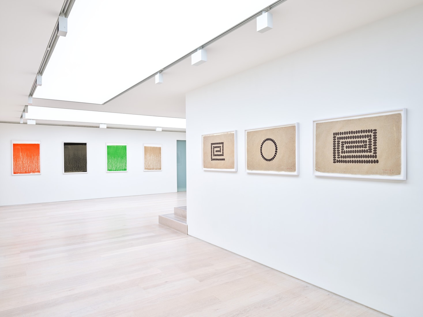 <p><span>Installation view of <i>Time and Tide: Prints by Richard Long and David Nash<em> </em></i>at Cristea Roberts Gallery, London, 2025. </span><span>Courtesy Cristea Roberts Gallery, London.<span></span></span><span></span></p>
