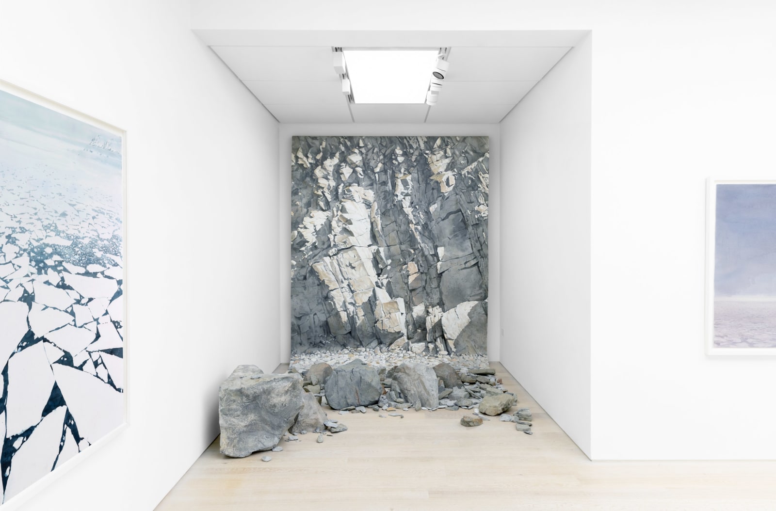 <p><span>Installation view of <i>Emma Stibbon: Melting Ice | Rising Tides</i> at Cristea Roberts Gallery, London, 2025. </span><span>Courtesy Cristea Roberts Gallery, London.<span></span></span><span></span></p>