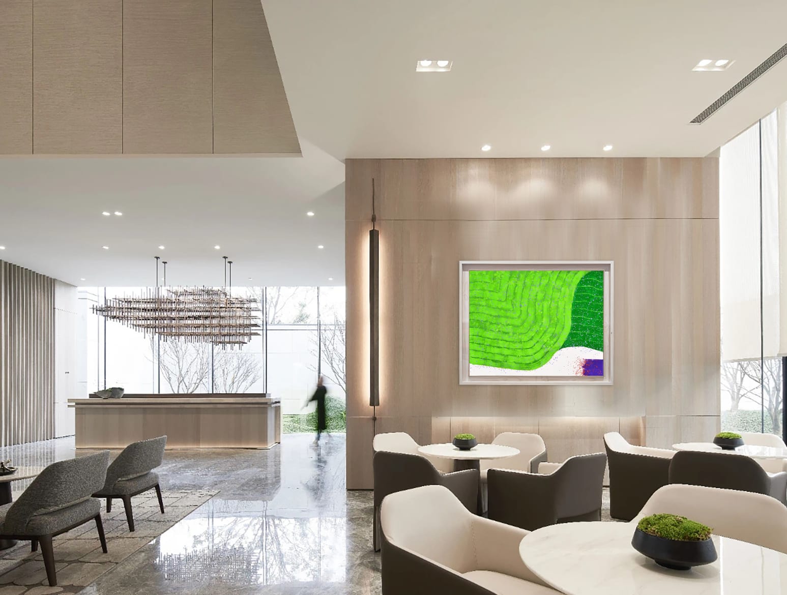 HSIAO CHIN 蕭勤, ENERGIES BETWEEN TWO DIMENSIONS 二界間的能, 1997