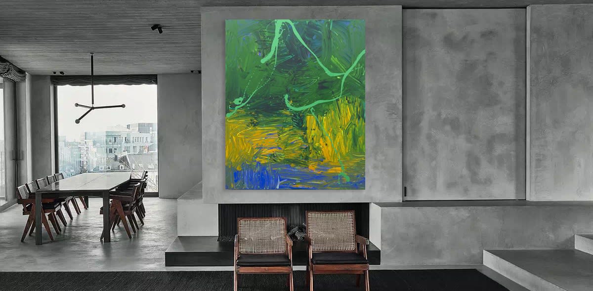Li Lei 李磊 MAD WATER-20 瘋狂的水 - 20, 2017, Acrylic on canvas 布上丙烯, 180 x 150 cm USD 99,000 Enquire