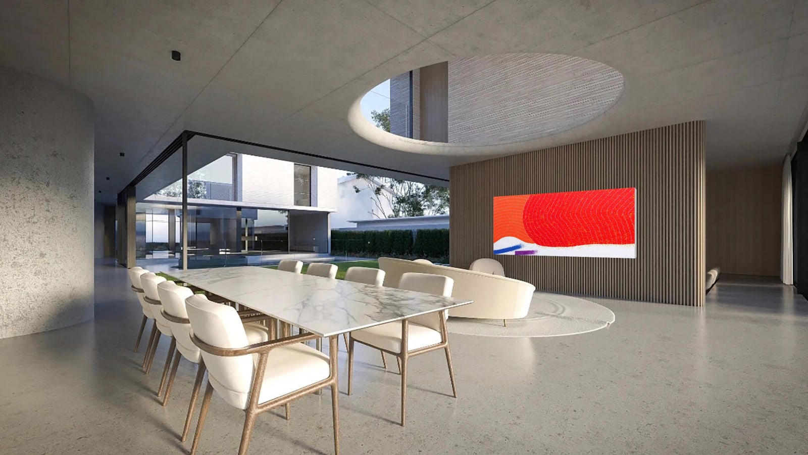 Hsiao Chin 蕭勤, Transcending the Eternal Garden-2 超越永久的花園-2, 1993