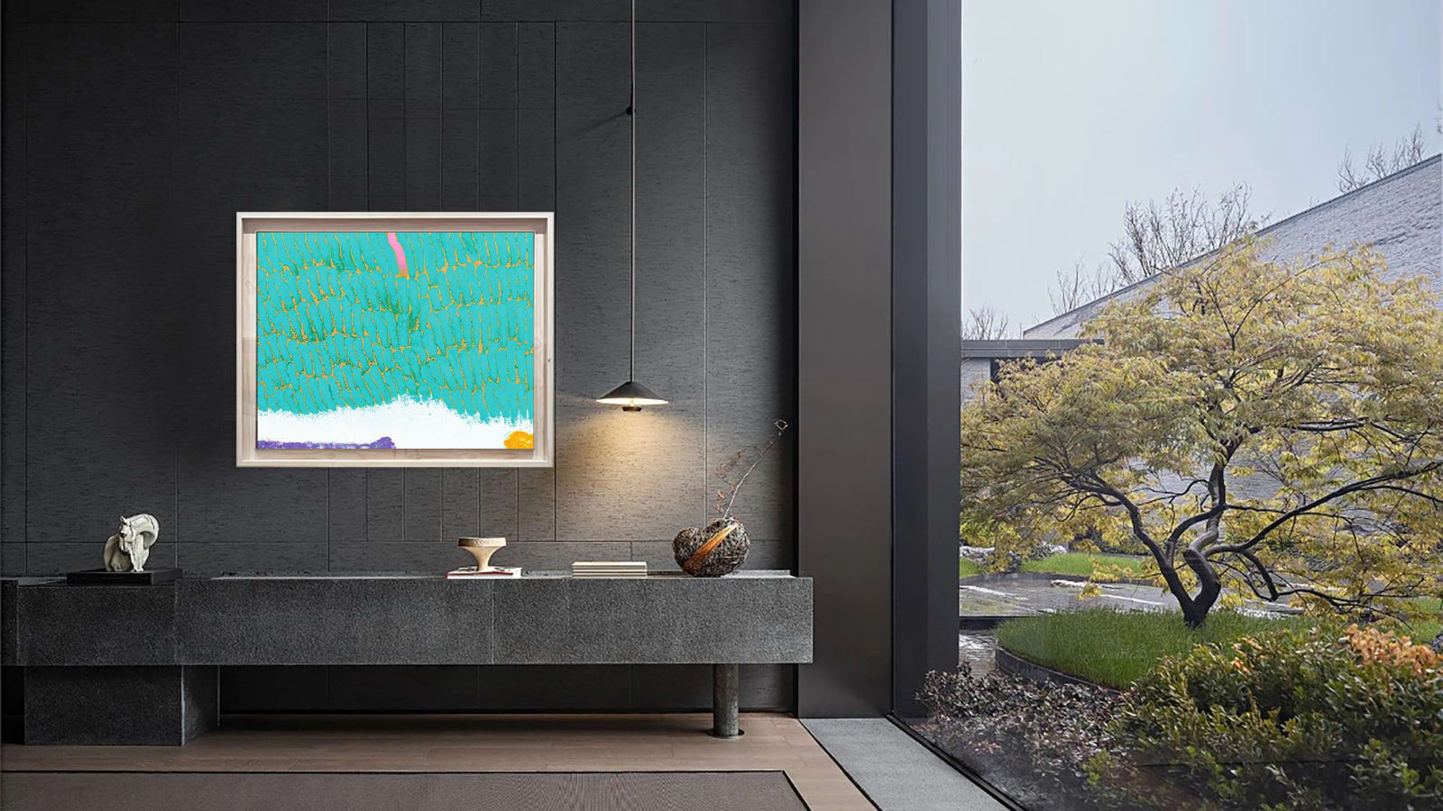 Hsiao Chin 蕭勤, La forza di vita-1 生命力-1, 1999