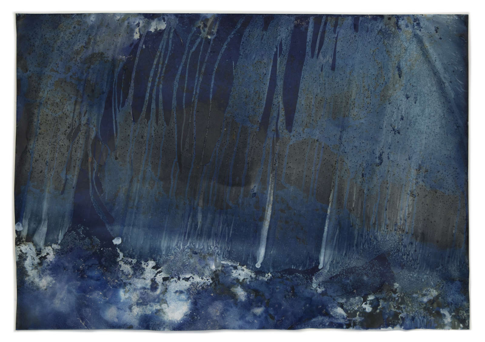 Meghann Riepenhoff’s new book collects cyanotypes made by ice 