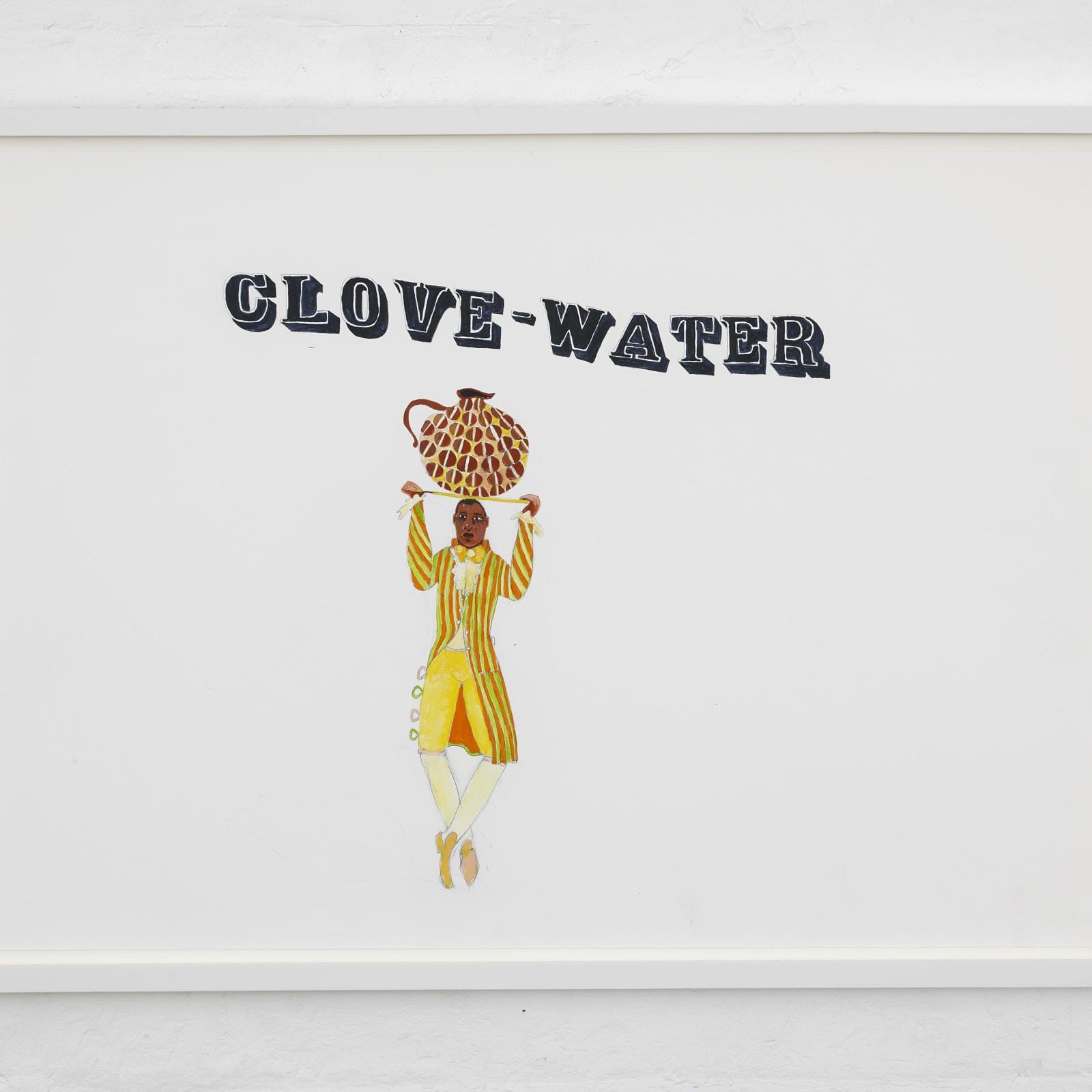 Lubaina Himid, Untitled, 2010, Acrylic and Pencil on Paper. Courtesy the Artist and Hollybush Gardens, Photo: Andy Keate.
