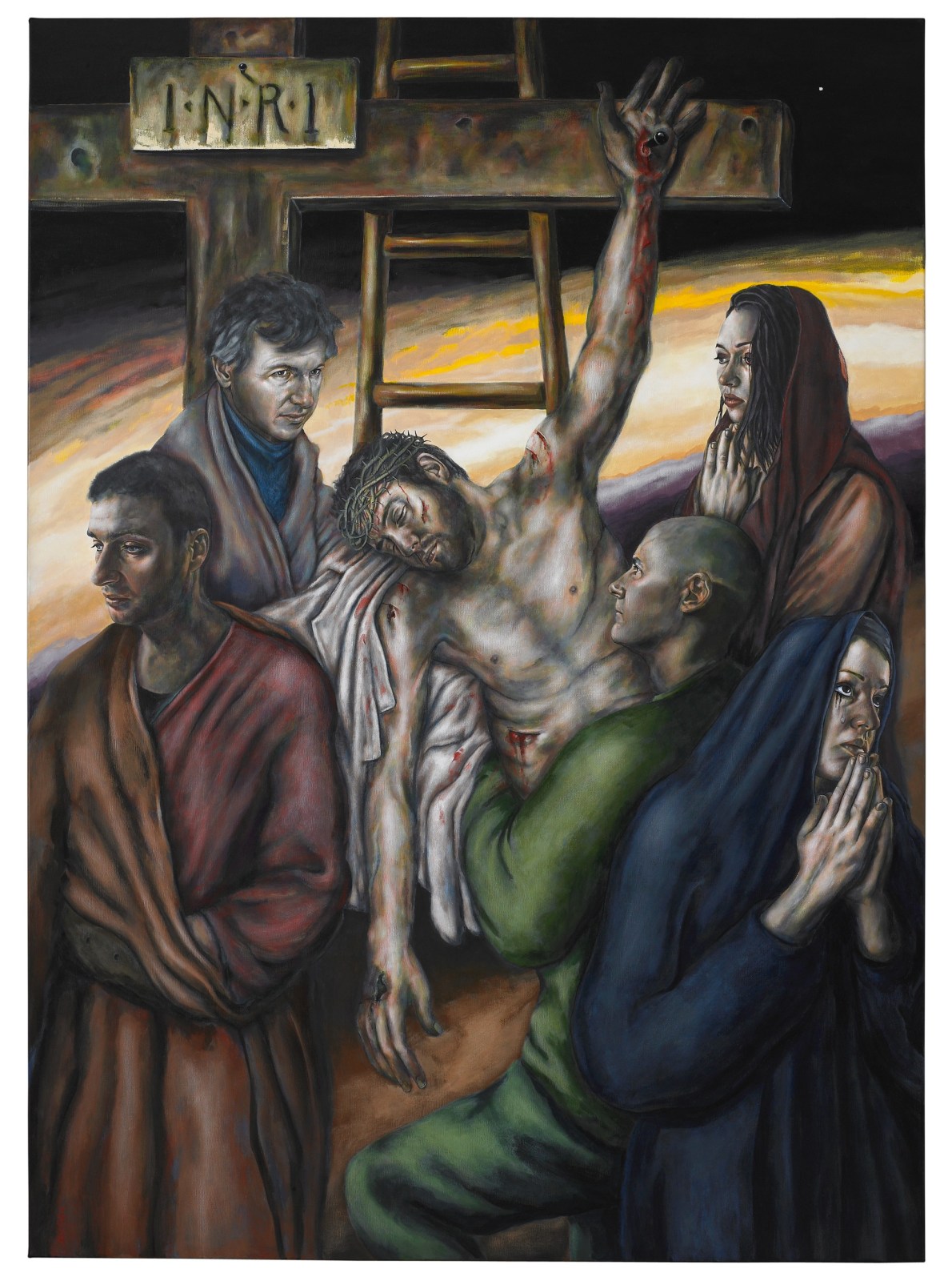Chris Gollon, Stations of the Cross (XIII): Jesus Is Taken Down from the Cross, 2007