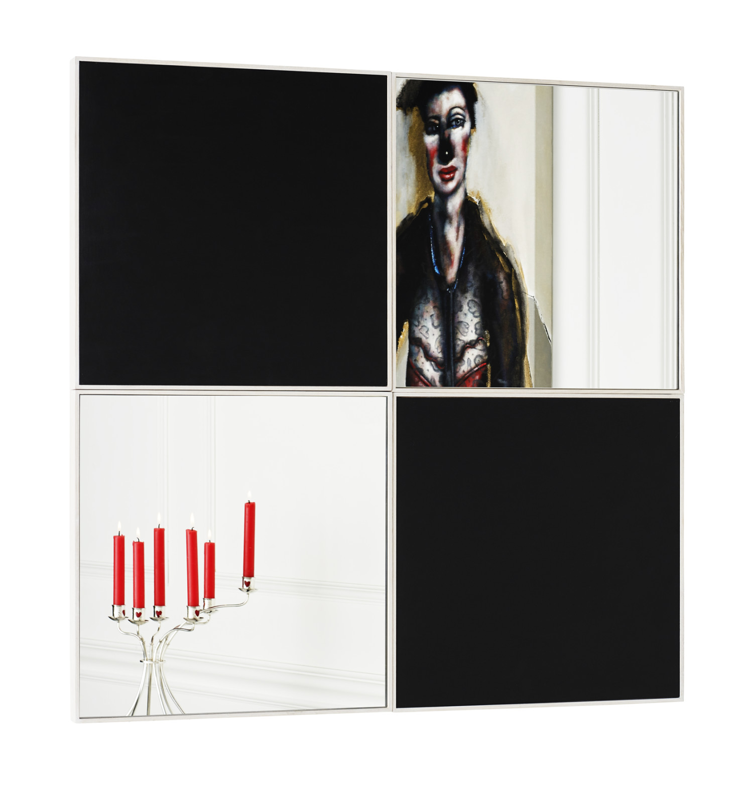 Possible Mirror, Four Squares (after Malevich)