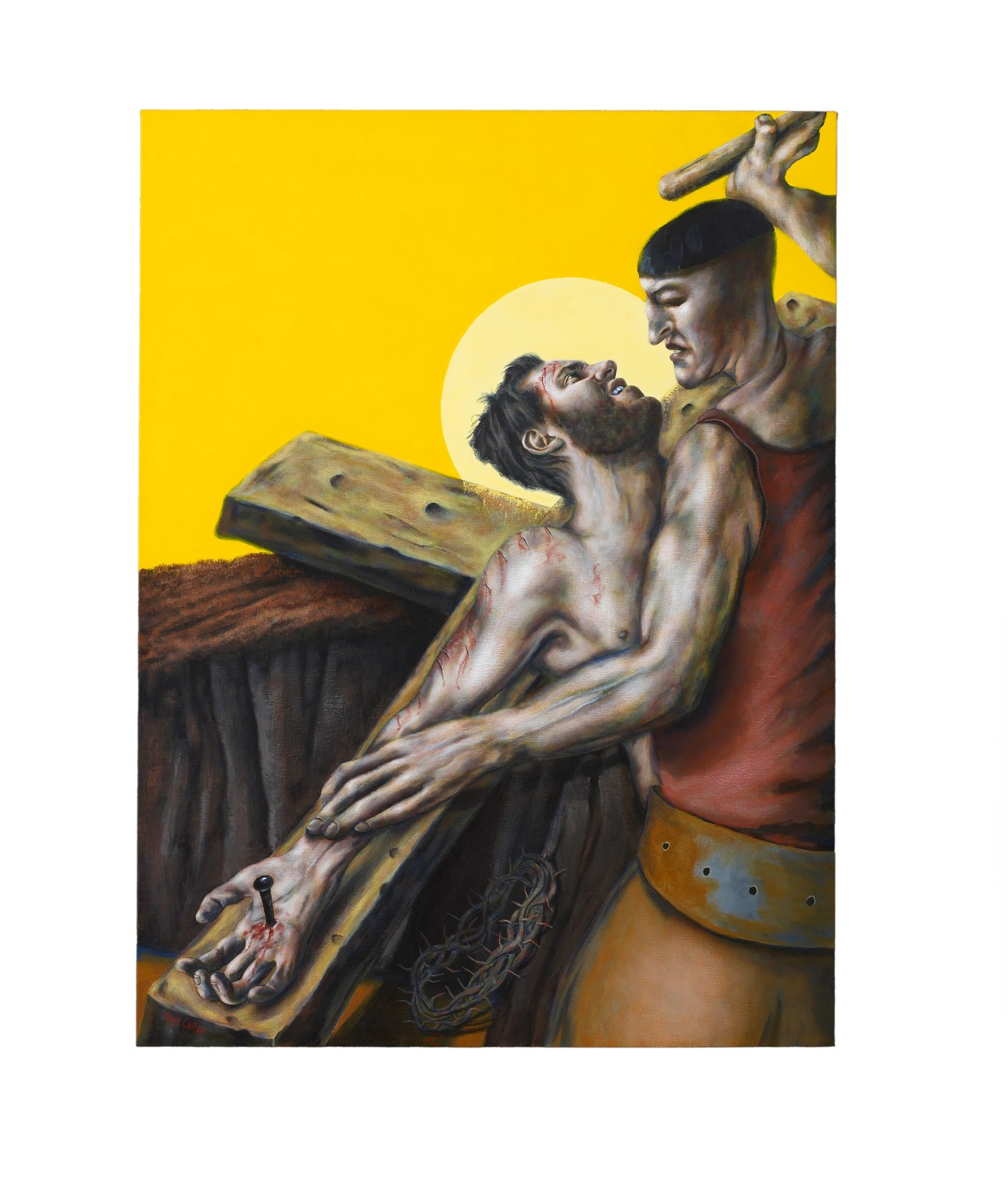 Chris Gollon, Stations of the Cross (XI): Jesus Is Nailed to the Cross, 2007