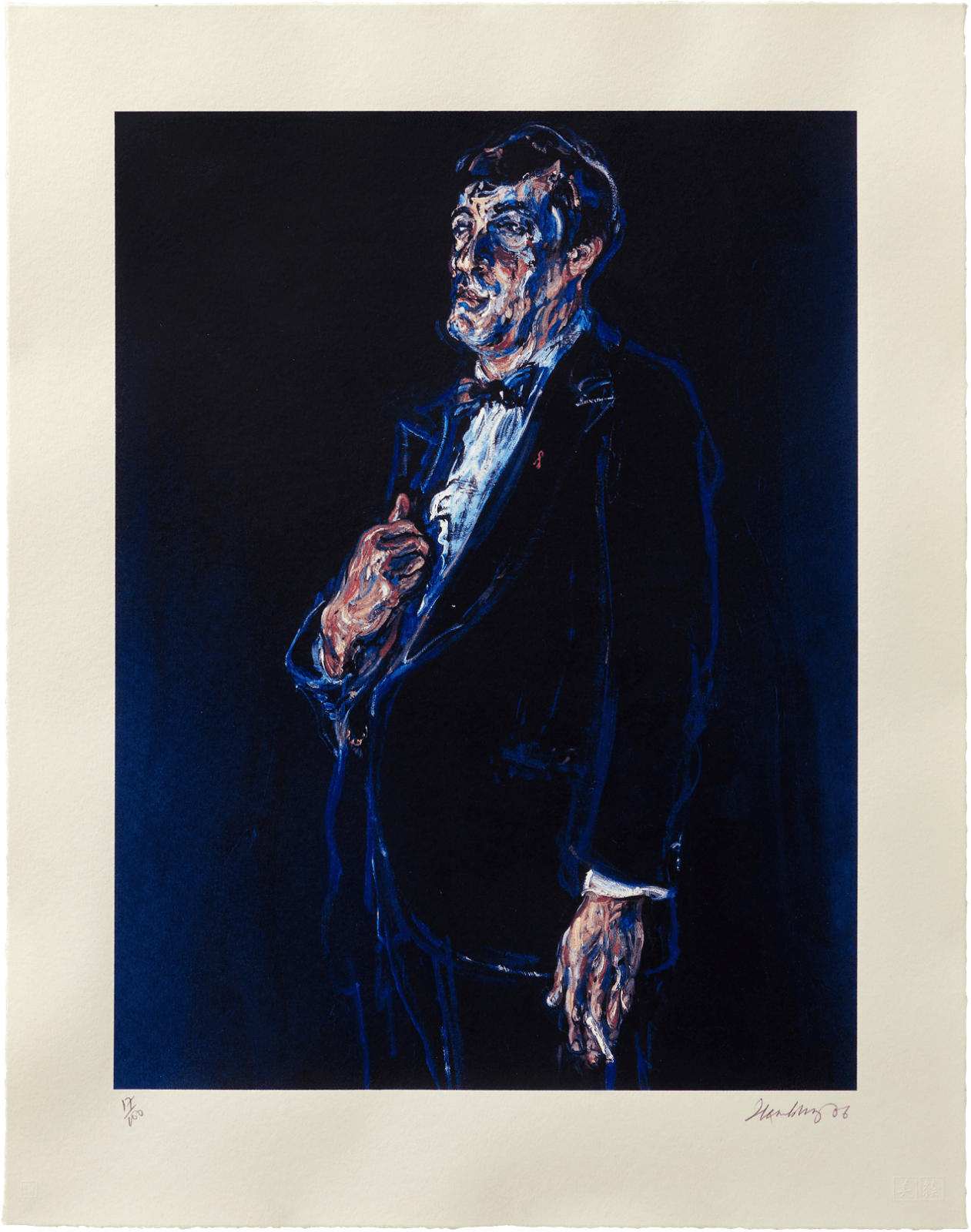 Maggi Hambling, Stephen Fry musing, 2006