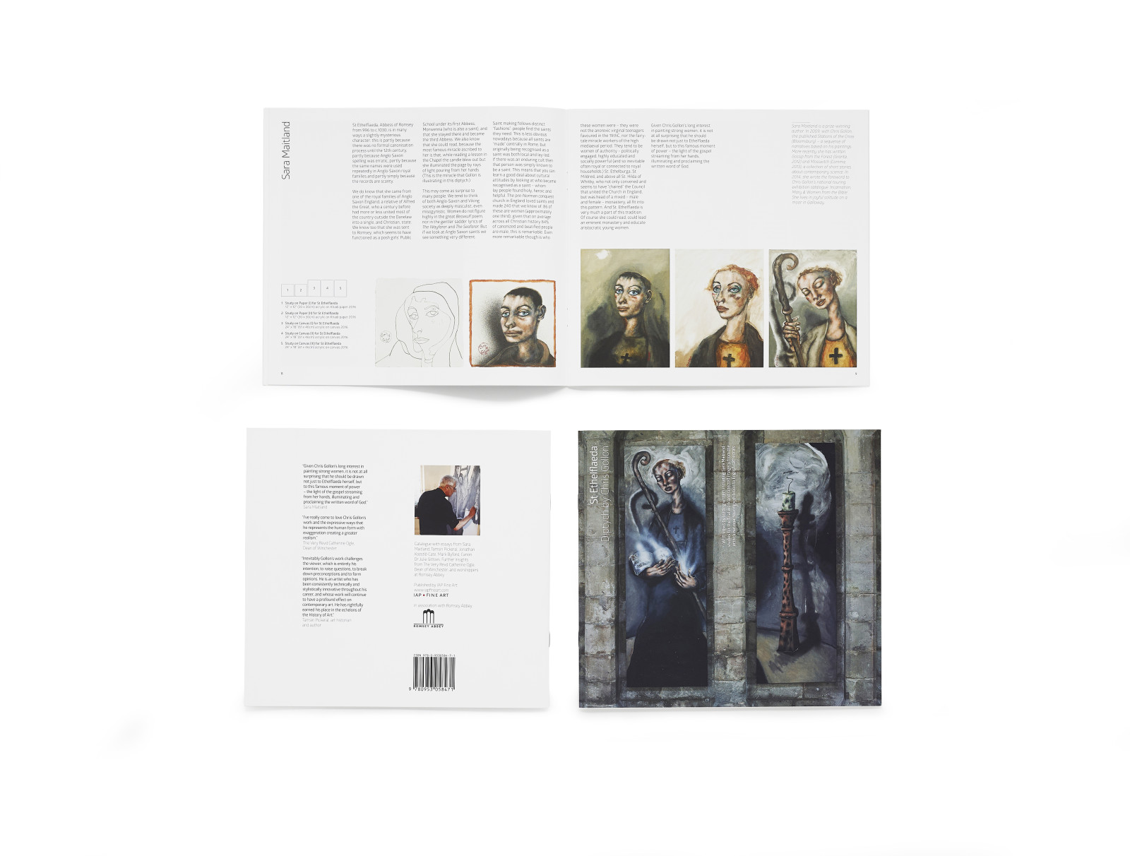 Chris Gollon, St Ethelflaeda: Diptych by Chris Gollon, 2018