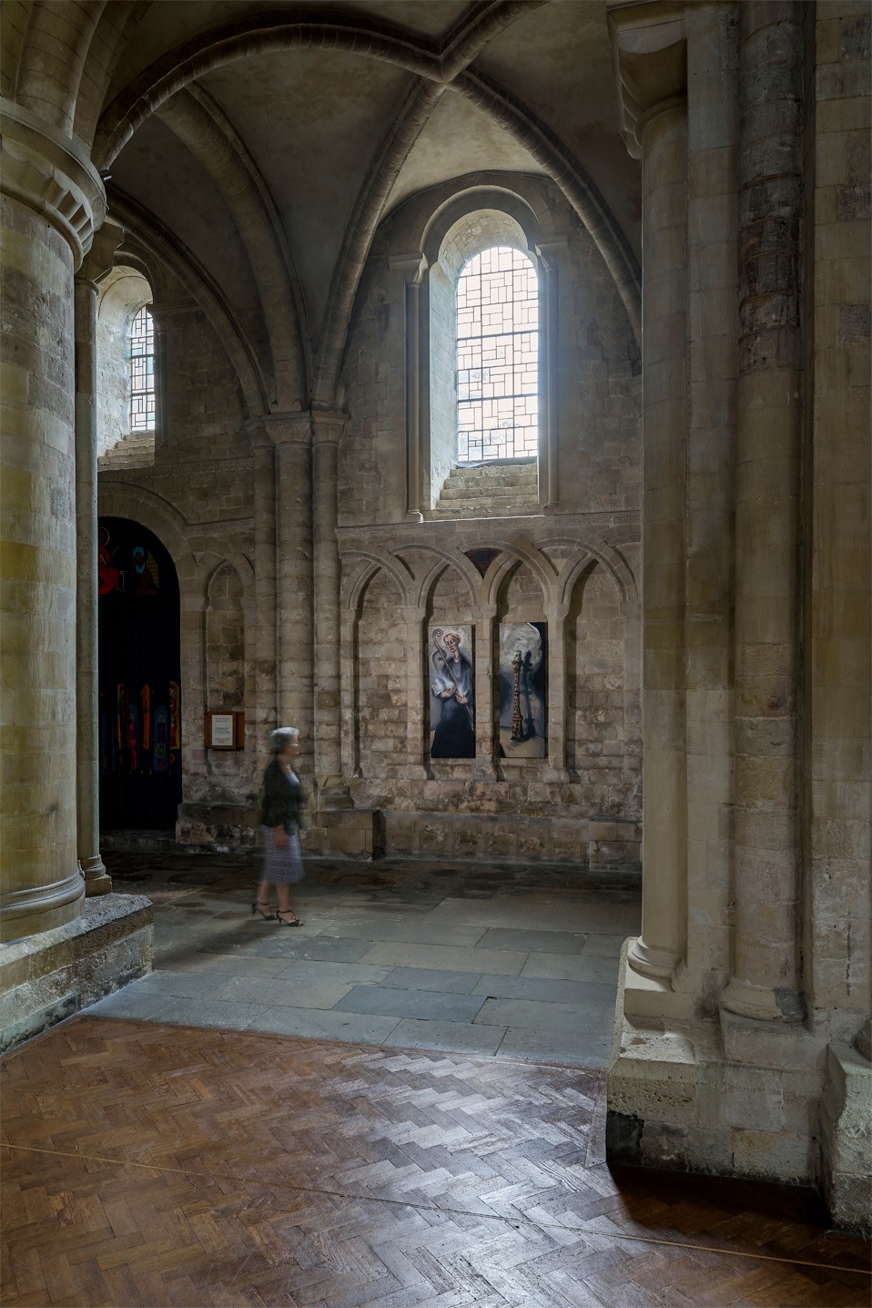 Chris Gollon, Study on canvas (III) for St Ethelflaeda , 2015