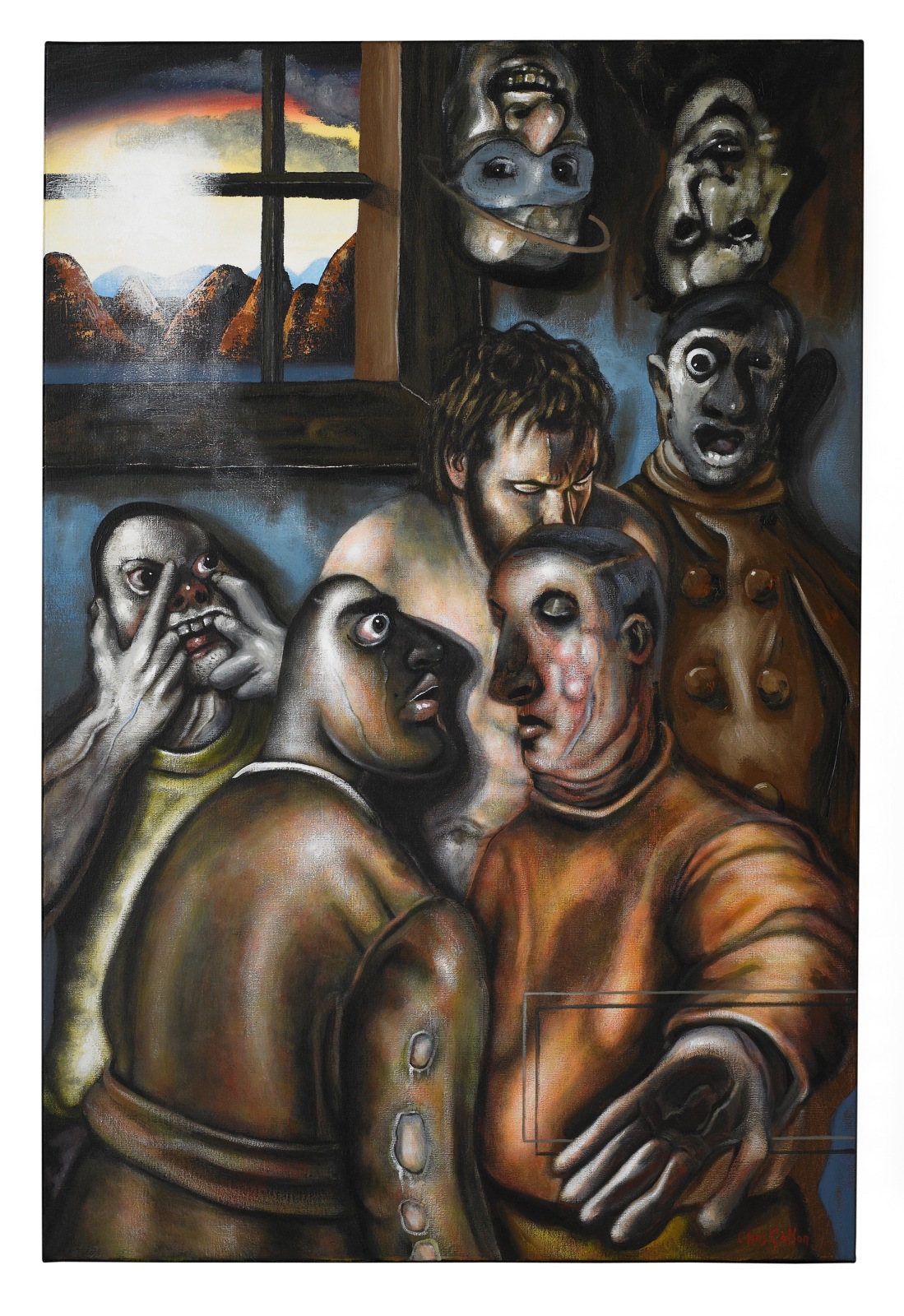 Chris Gollon, Stations of the Cross (I): Jesus Is Condemned To Death, 2002
