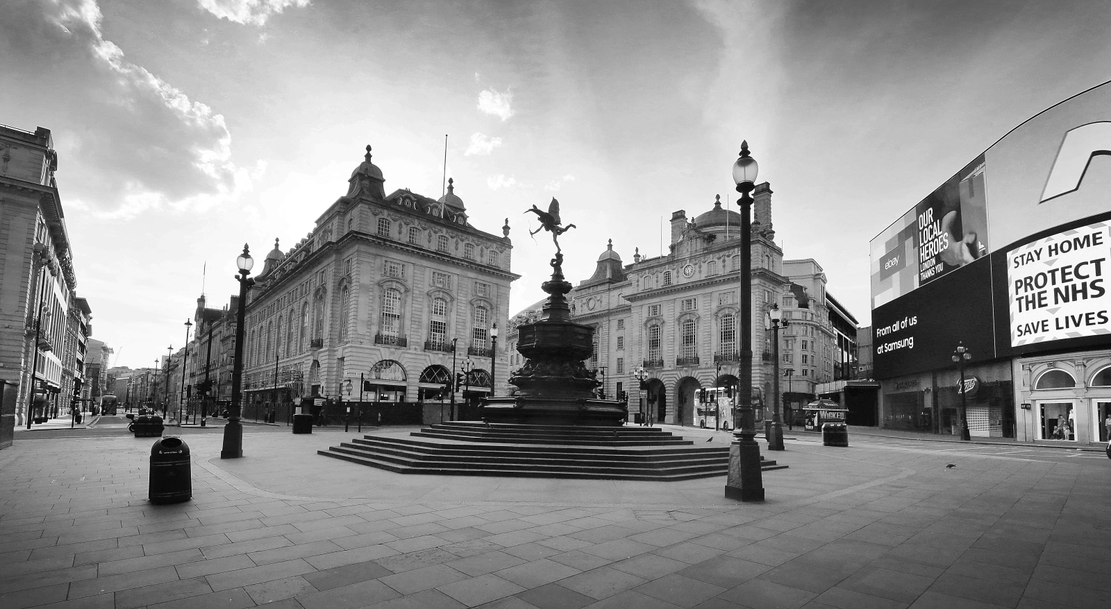 Christina Jansen, Lockdown, Piccadilly Circus, 2020