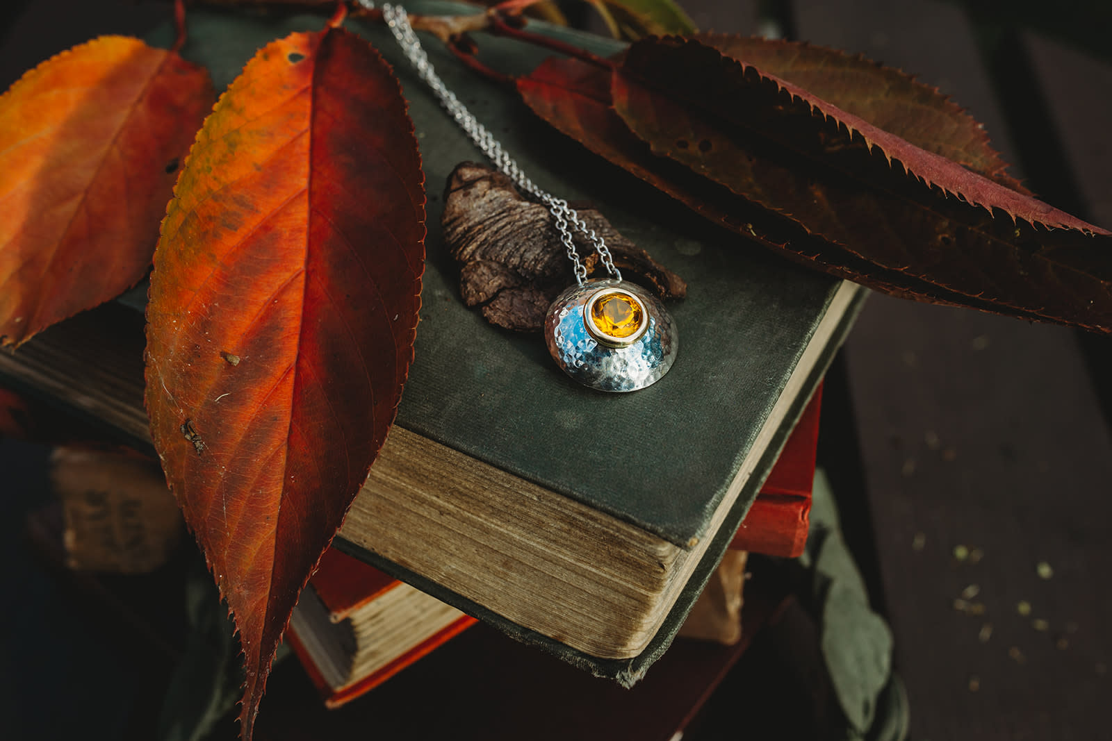 Paul Hatton, Silver Citrine Pendant