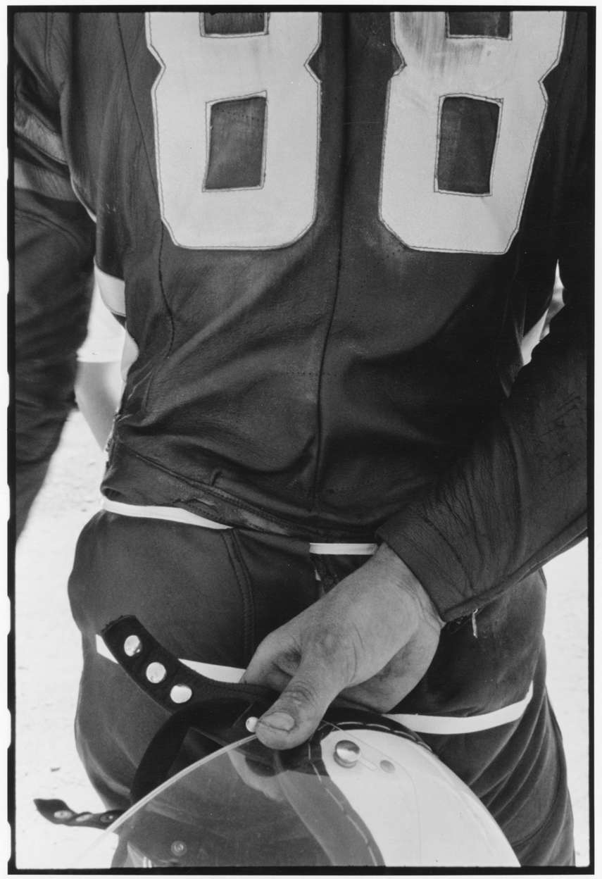 Danny Lyon, Torello Tachhi’s Back, Loudon, New Hampshire, The Bikeriders Portfolio, 1966