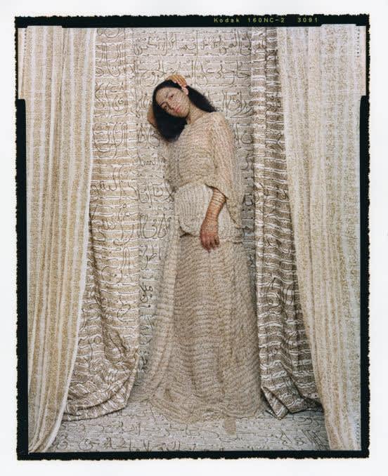 Lalla Essaydi, Les Femmes Du Maroc: Standing Odalisque #1, 2008