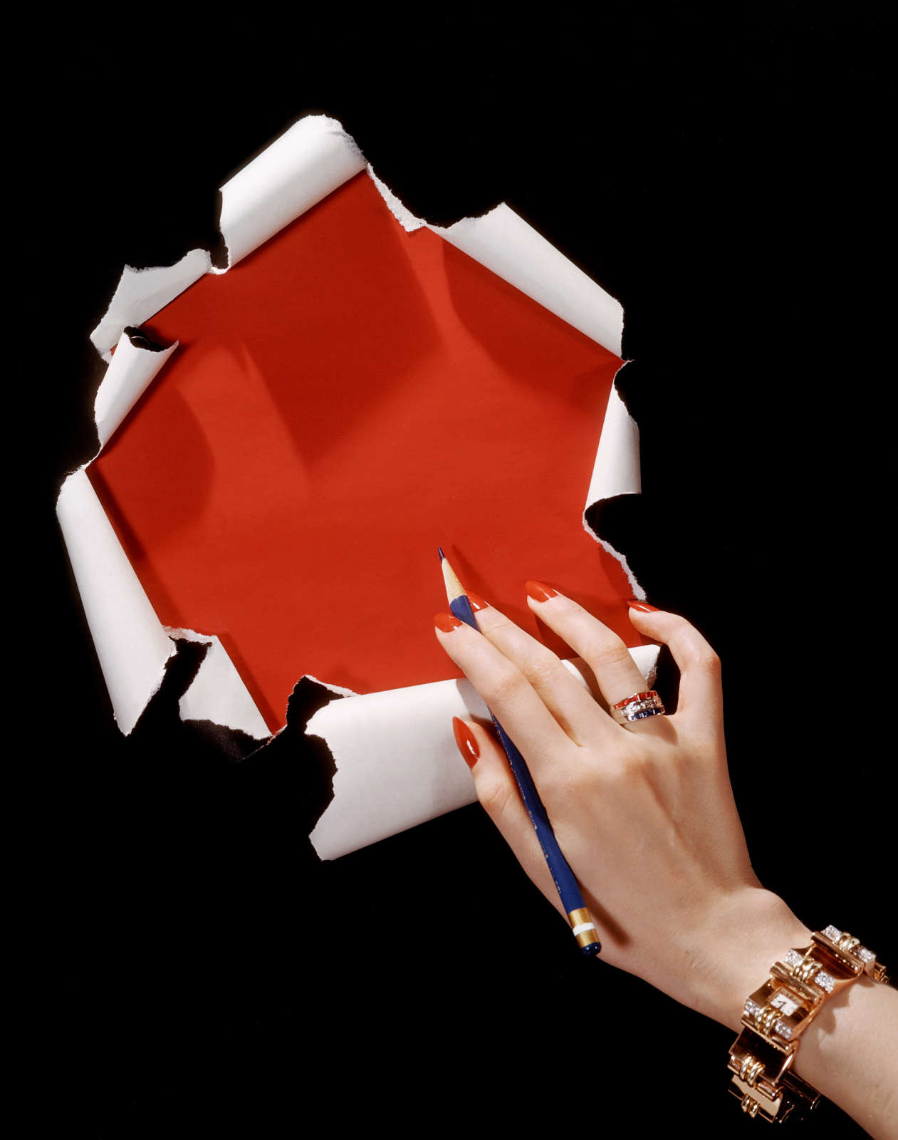 Horst P. Horst, American Vogue Cover 15 June, 1951