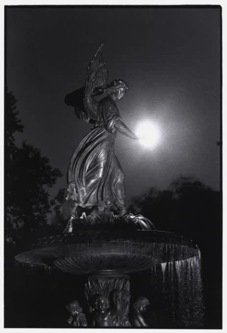 USA, New York. Central Park, Angel of the Waters Fountain at Bethesda Terrace, 1992