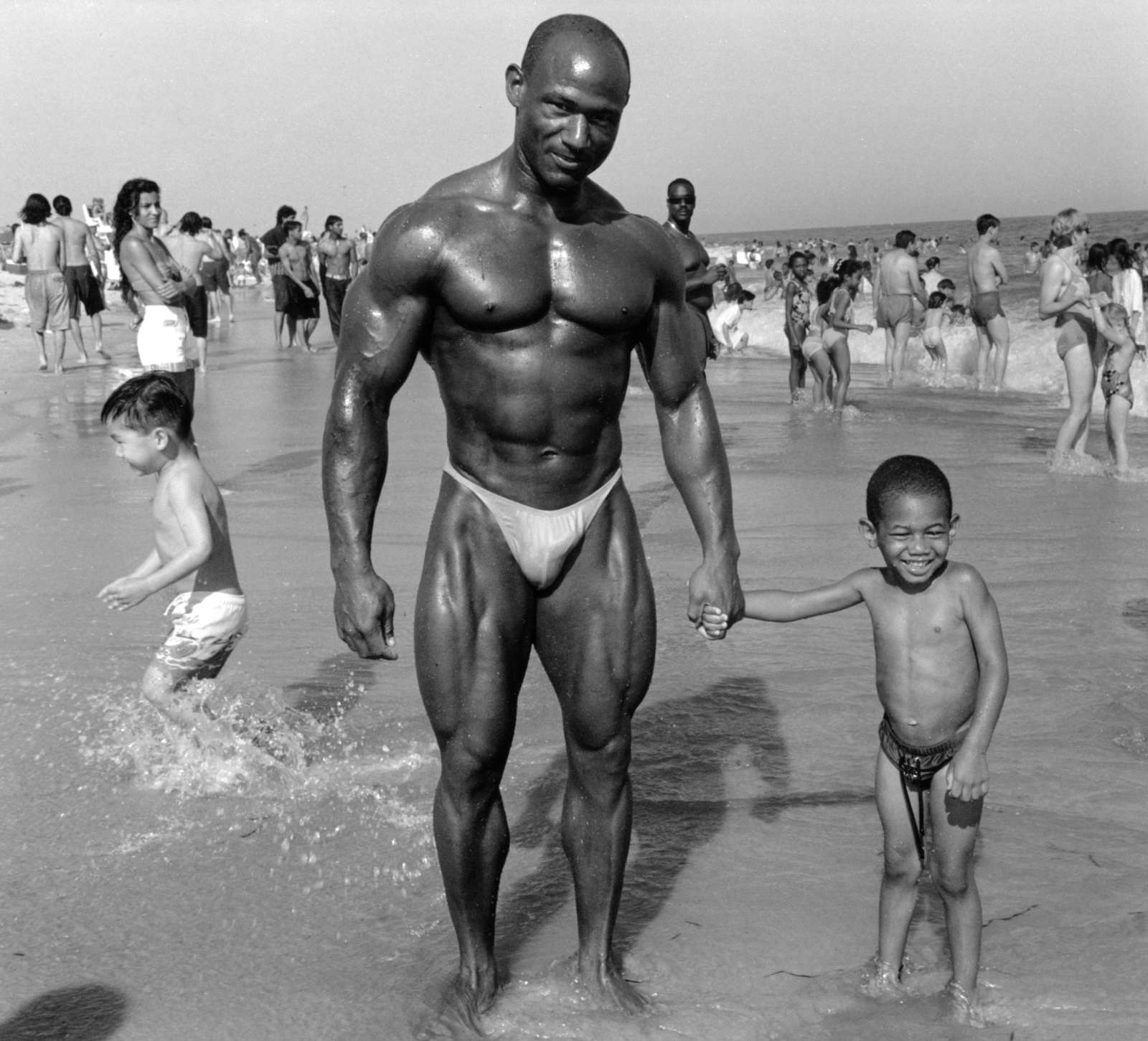 Pierre and Son: Jones Beach, 1993