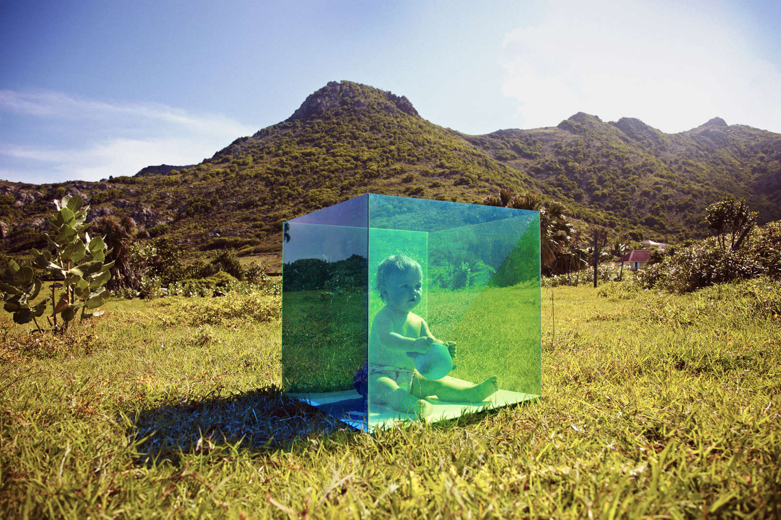 Untitled (Baby in Box, St. Barts)