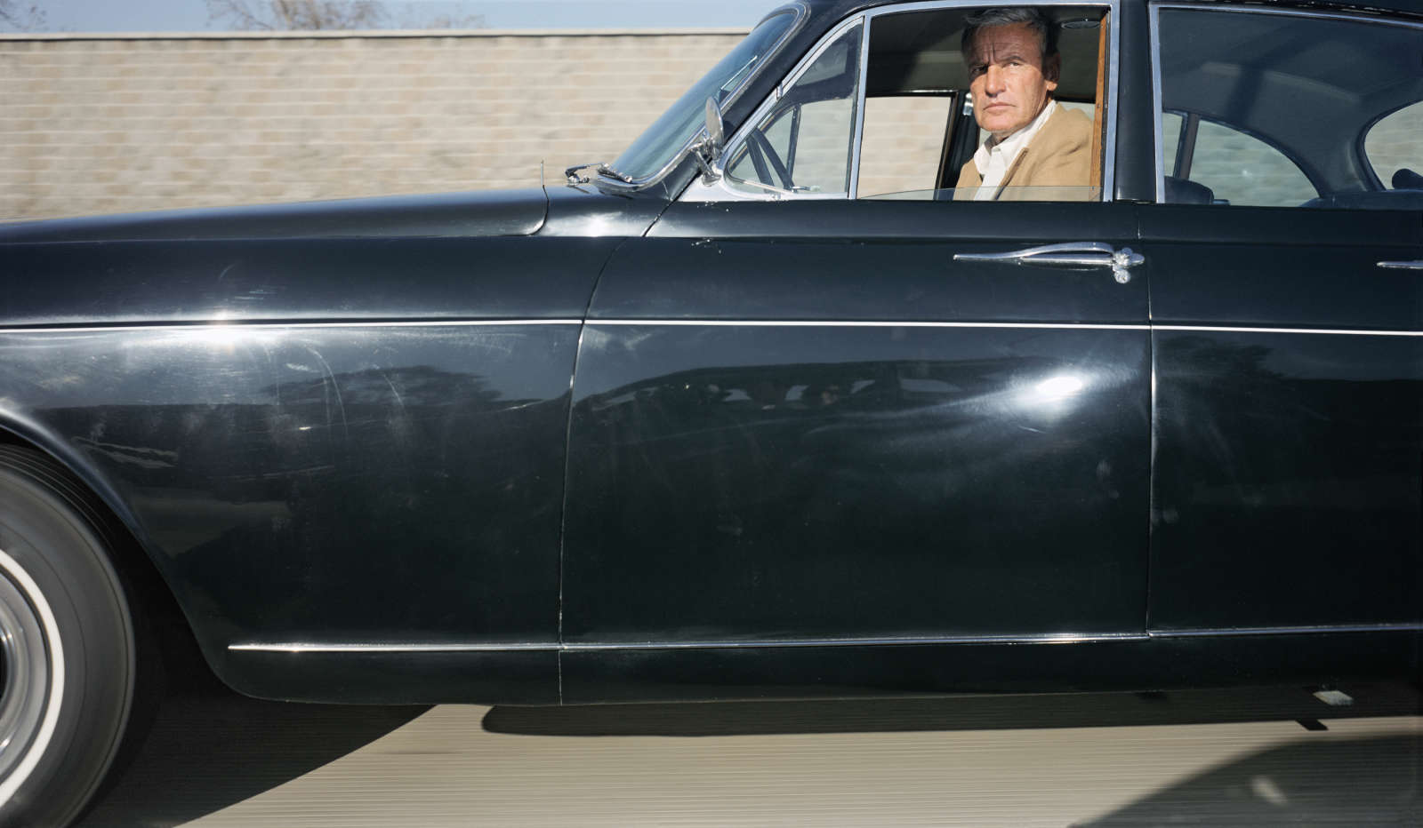 Andrew Bush, Man (possibly someone in character) traveling northwest at 60 mph on U.S. Route 101 in the vicinity of Hollywood on a late Sunday afternoon in March 1991