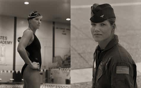 "Robin Cadow, Swimmer, USAFA, 2001