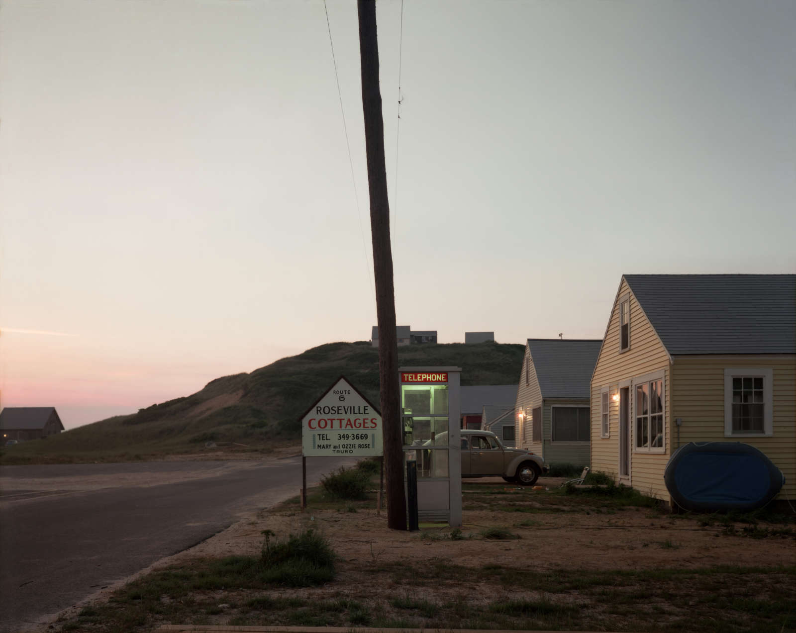 Joel Meyerowitz, Roseville Cottages, Truro, 1976