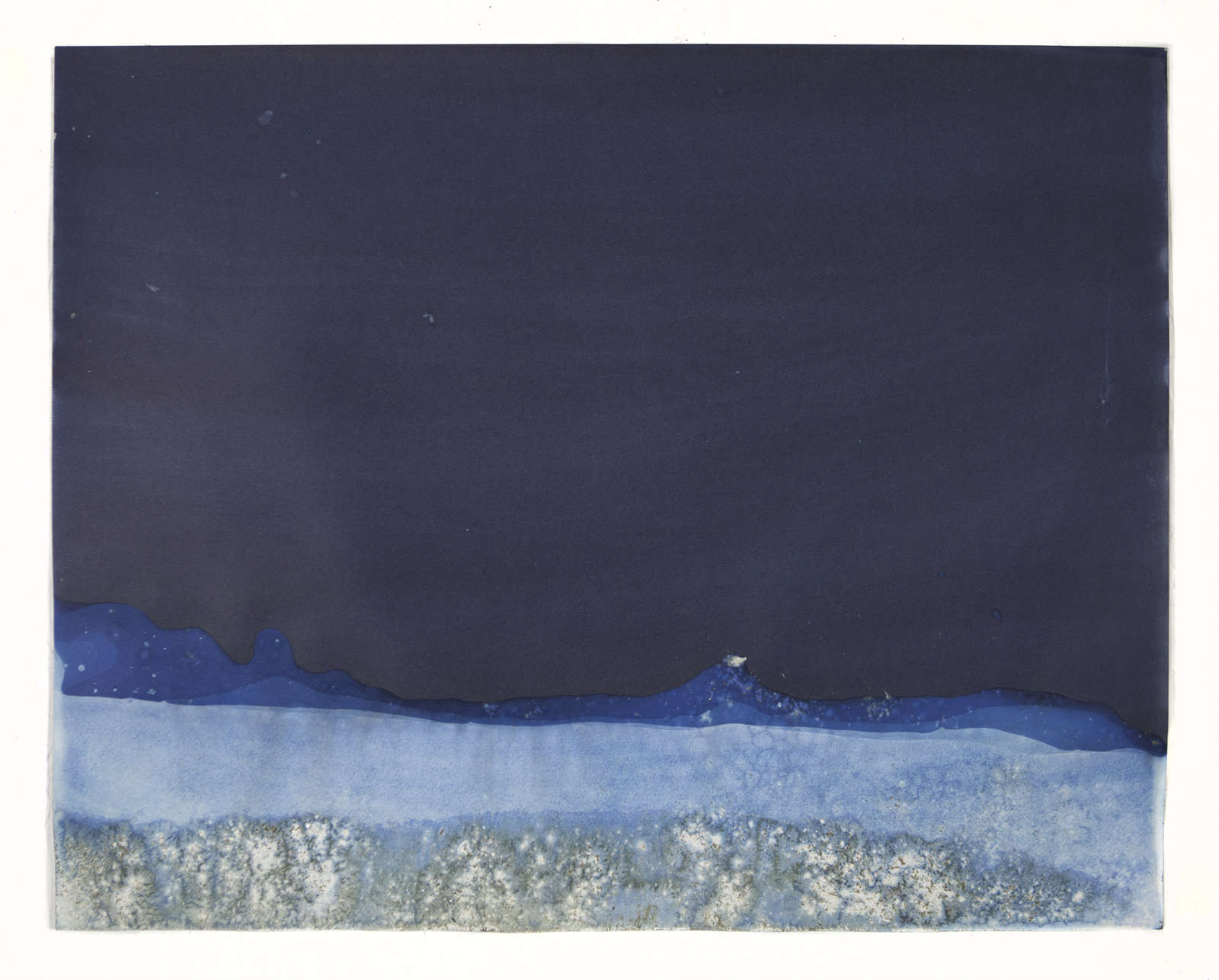 Meghann Riepenhoff, Littoral Drift #708 (Confluence of Chattahoochee River and Whitewater Creek, GA 08.28.17, Lapping Waves and Buried Along Shore), 2017