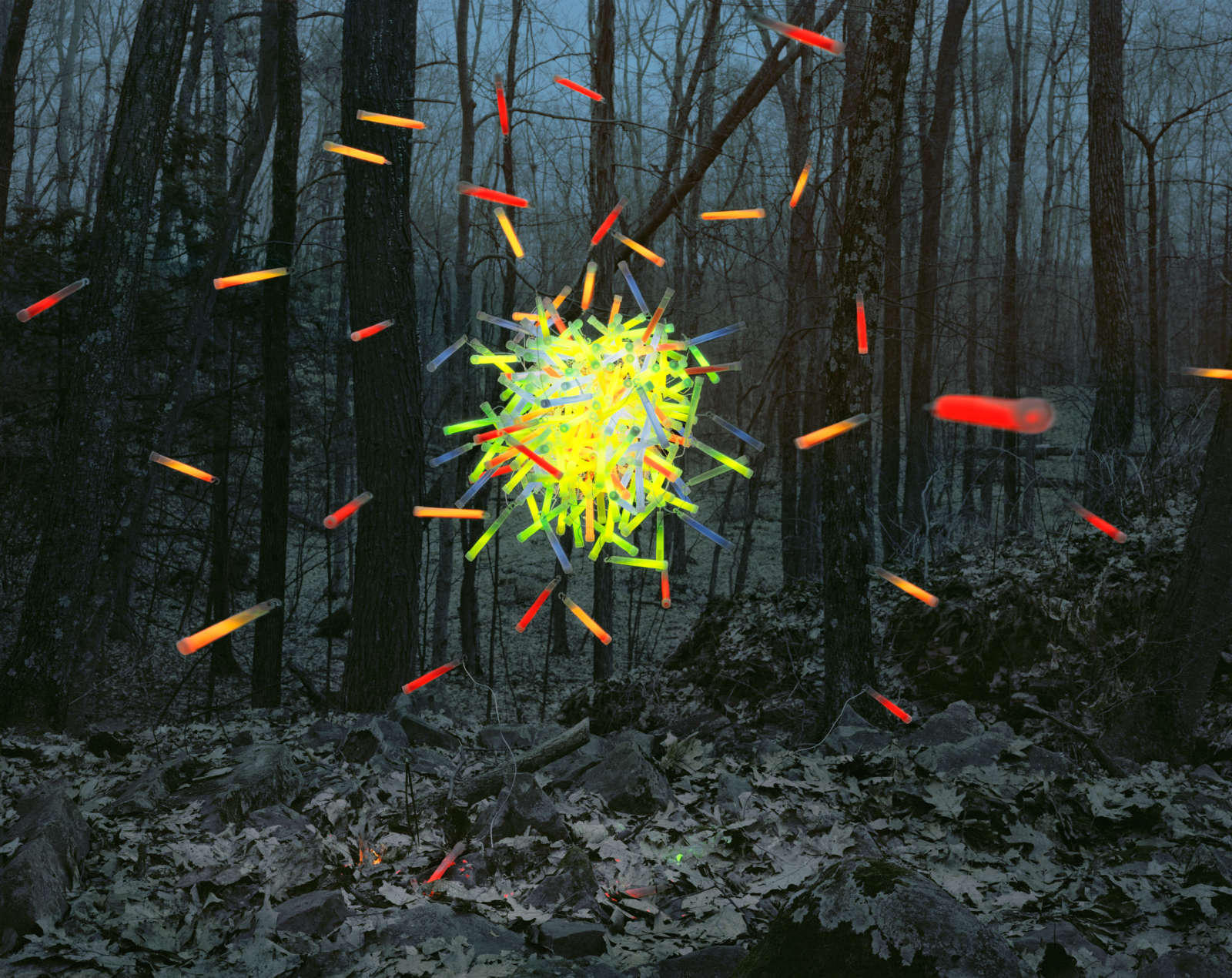 Thomas Jackson, Glow Sticks no. 2, Stone Ridge, New York, 2013
