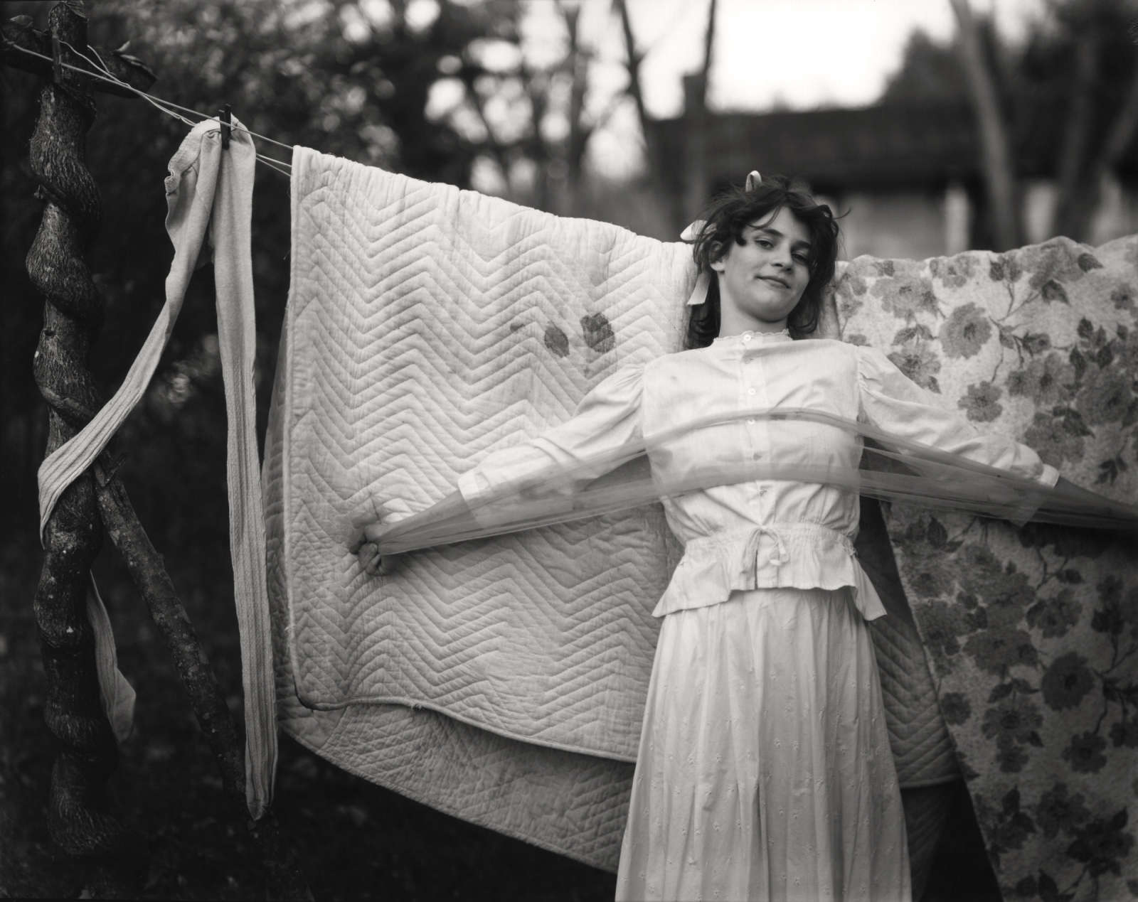 Sally Mann, Jenny and the Bedspread (At Twelve), 1983-1985