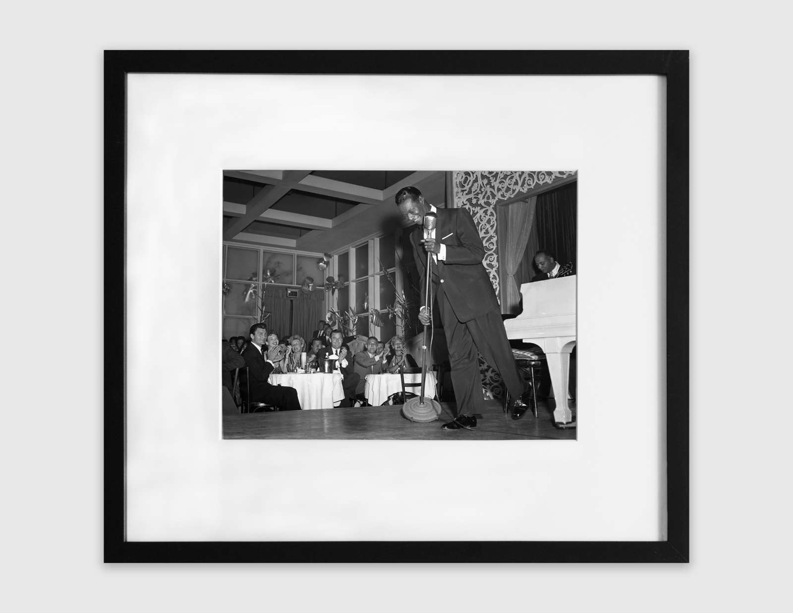 Sid Avery, Nat King Cole; Performing at Ciro's Nightclub, 1954