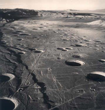 Emmet Gowin Subsidence Craters And The Yucca Fault Northern End Of Yucca Flat Nevada Test Site 1996 Jackson Fine Art