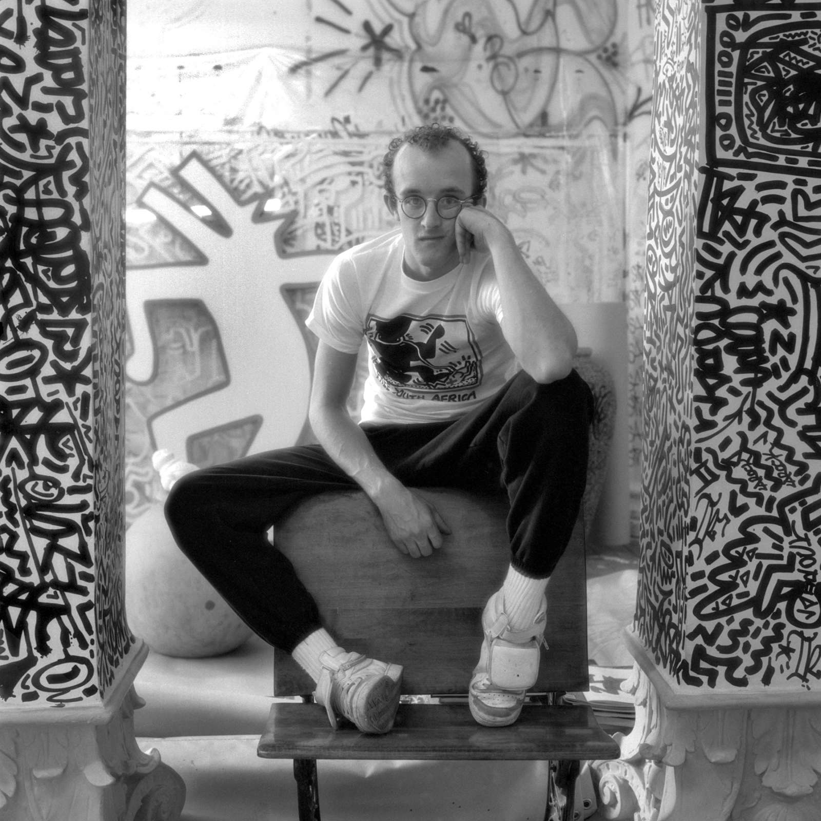 Jeannette Montgomery Barron, Keith Haring, N.Y.C., 1985