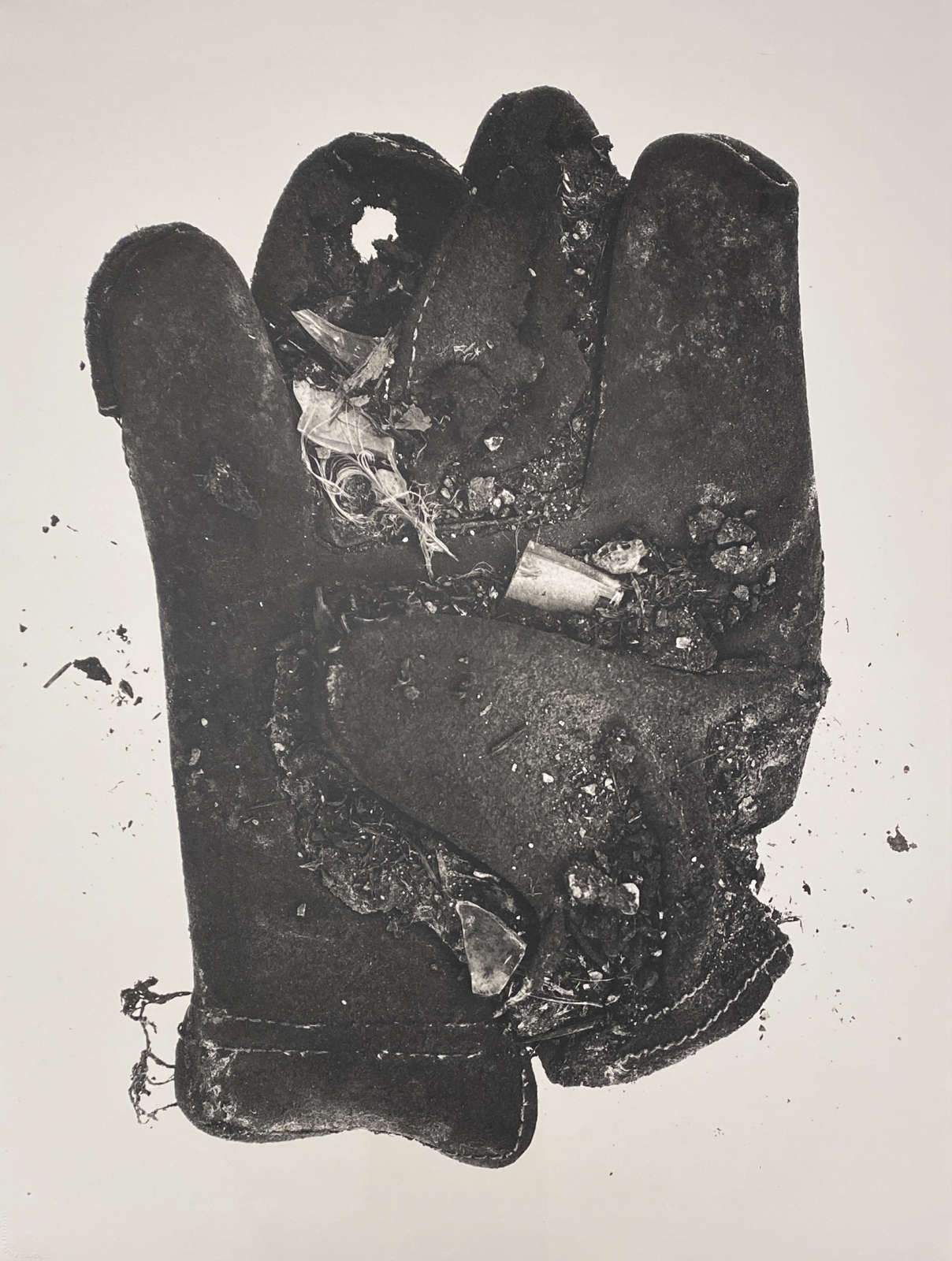 Irving Penn, Feather Glove (Small Neg XXX), 1975