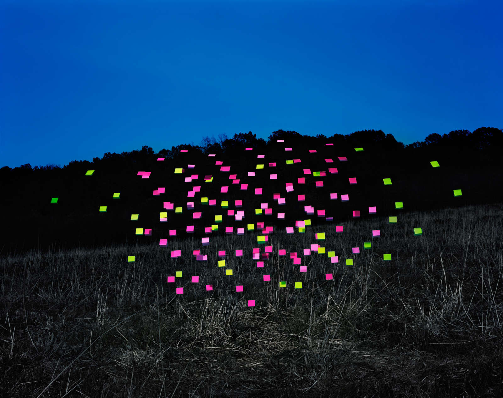 Thomas Jackson, Post-its no. 2, Chester Springs, Pennsylvania, 2012