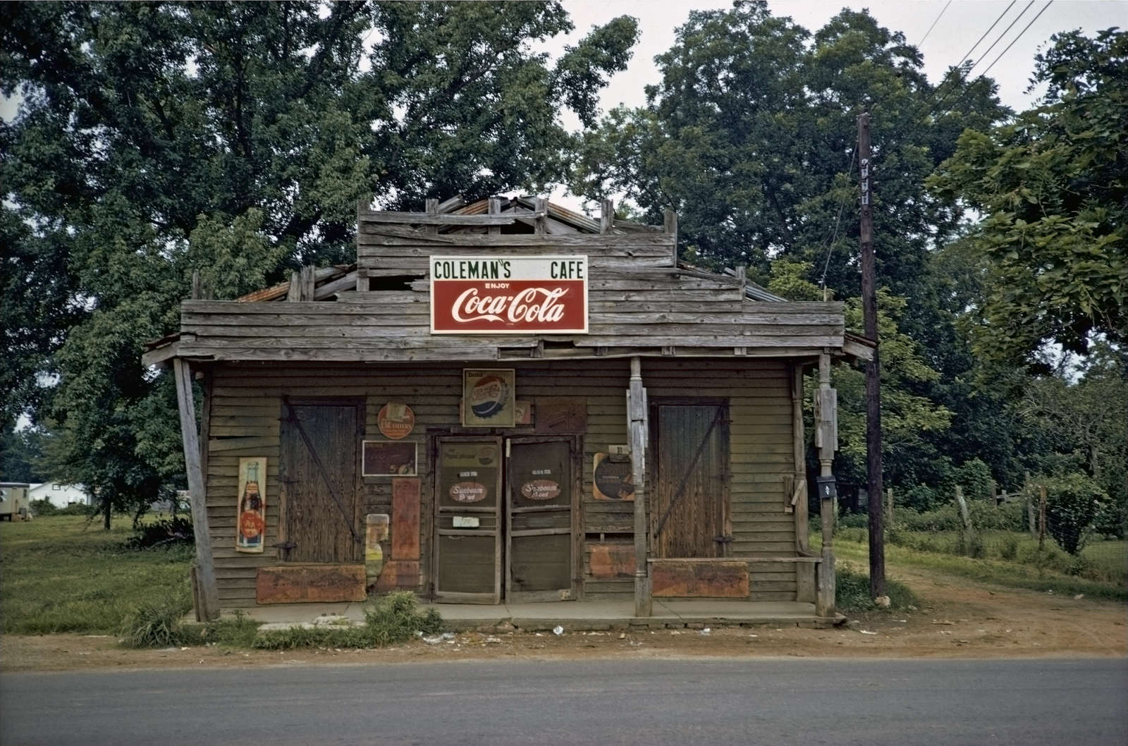 William Christenberry, Coleman's Cafe, Greensboro, Alabama, 1973