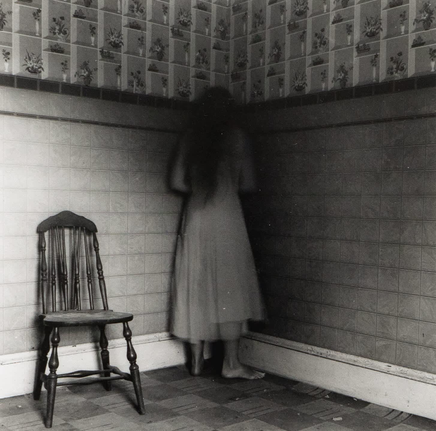Francesca Woodman, Untitled (self-portrait with chair), 1977-78
