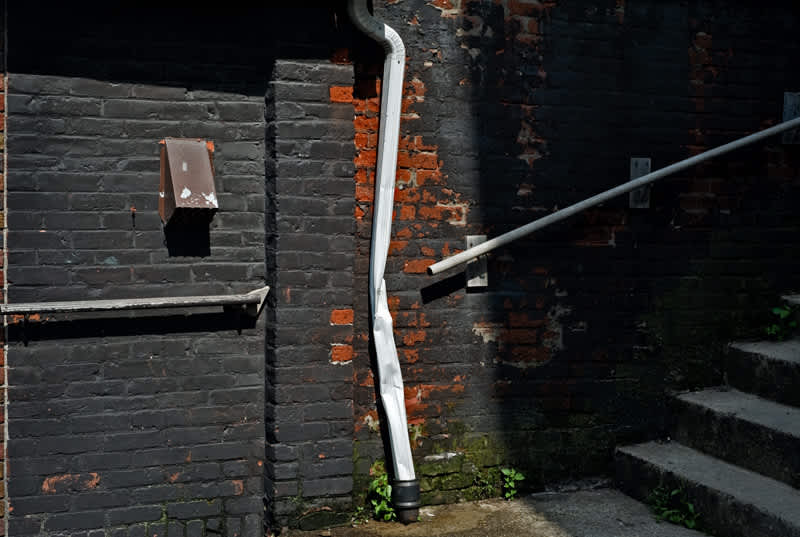 Dented Gutter, Worcester, 2010