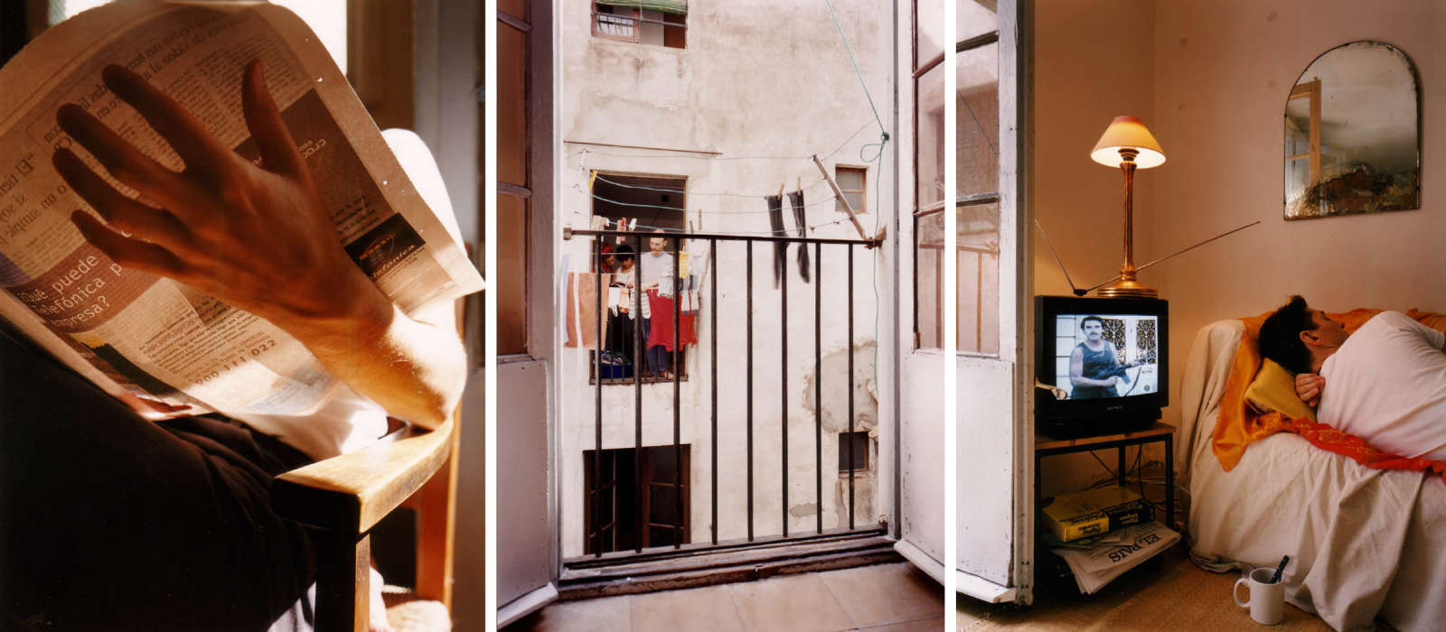 David Hilliard, Untitled, Barcelona, TV, 1997