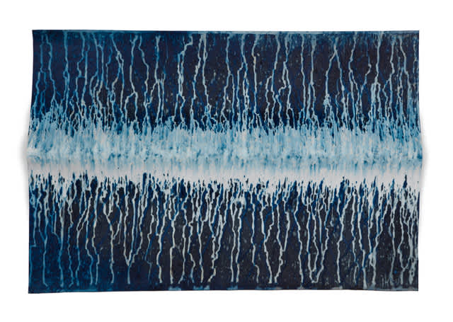 Meghann Riepenhoff, Ecotone #492 (Bainbridge Island, WA 08.29.18 + 09.05.18 + 09.07.18, Rain Falls in Every Direction)