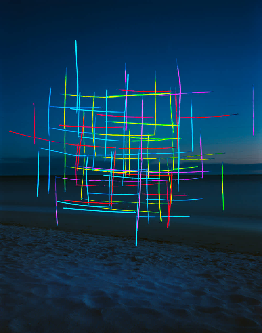 Thomas Jackson, Glow Necklaces no. 5, Edisto, South Carolina, 2017