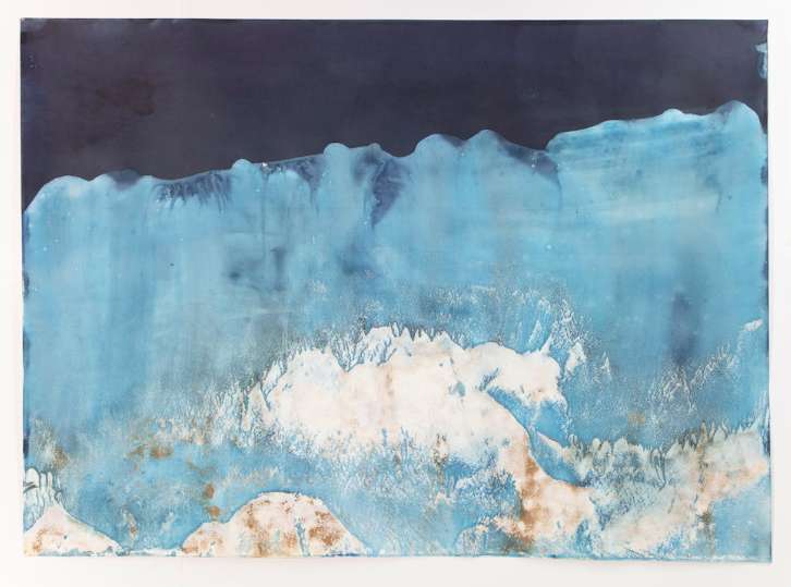 Meghann Riepenhoff, Littoral Drift #798 (War Hill Park, Lake Lanier, GA 08.24.17, Lapping Waves from Boat Current, Buried in Sand), 2017