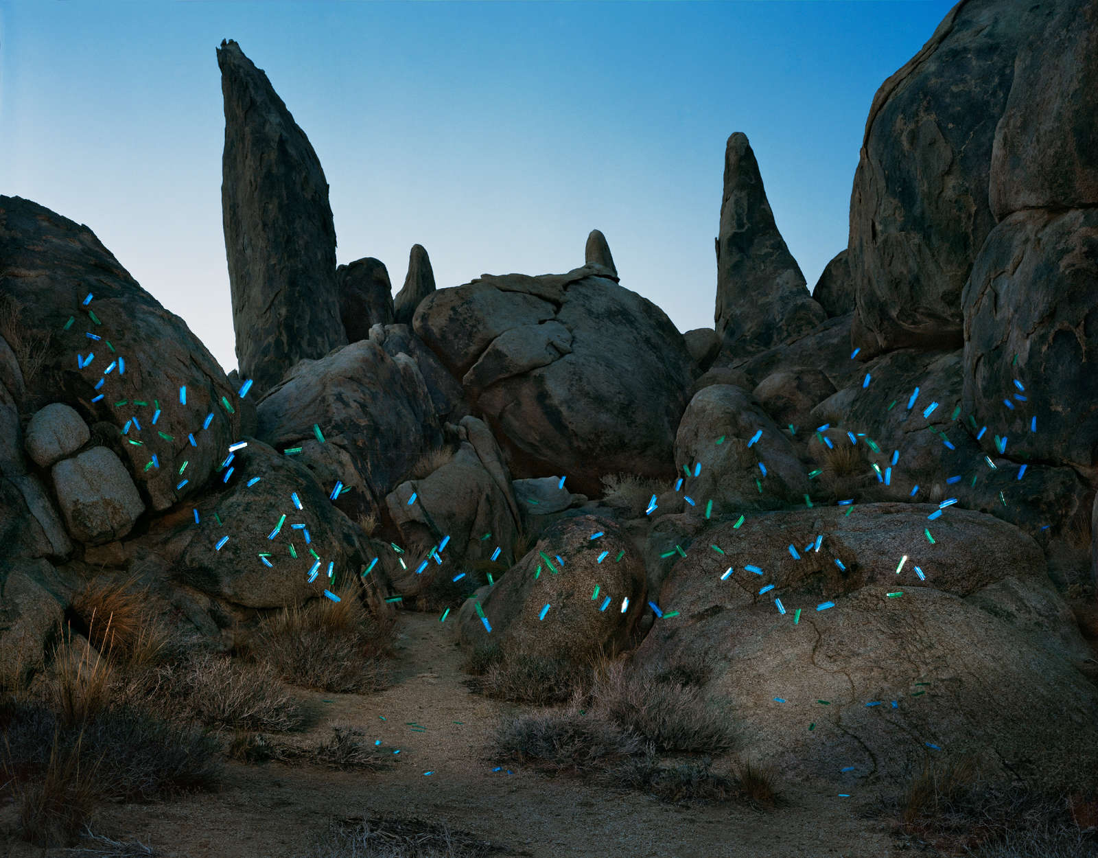 Thomas Jackson, File Tabs no. 1, Lone Pine, California, 2014