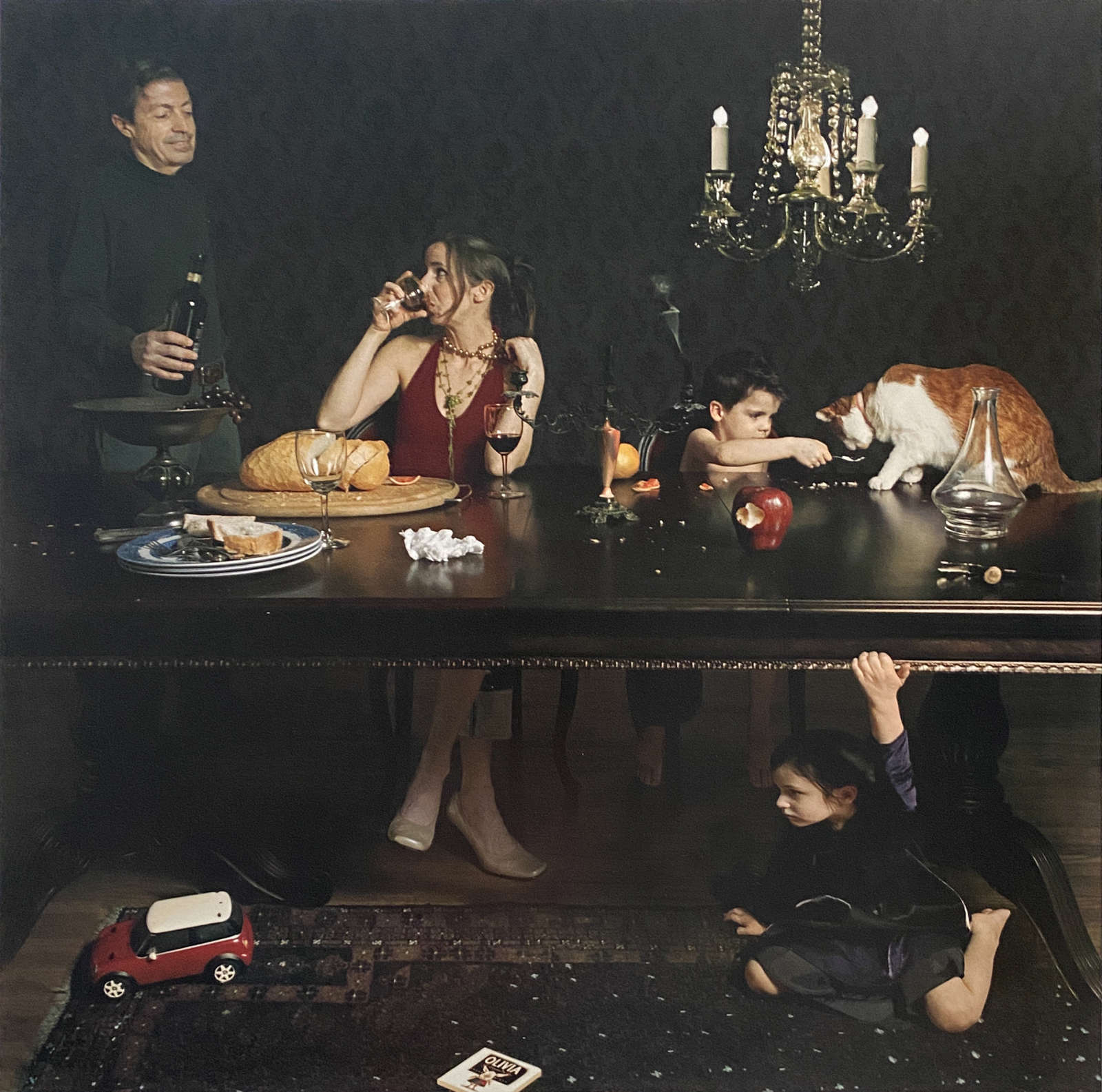 Julie Blackmon, Dinner Party, 2008