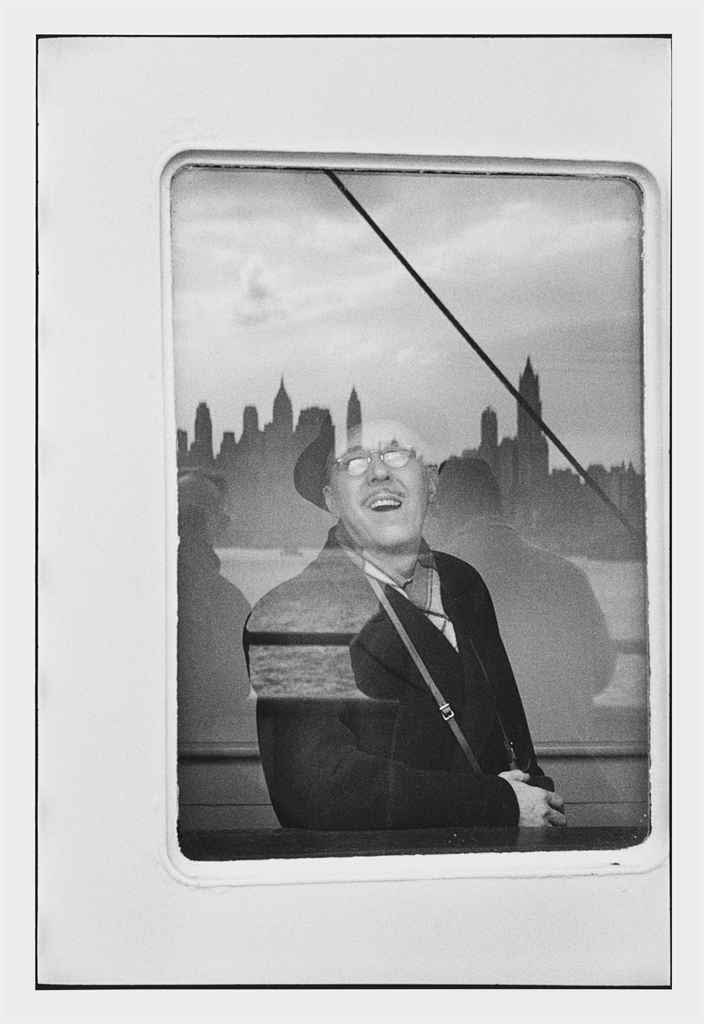 Henri Cartier-Bresson, A Transatlantic Arriving in the Harbor, New York, 1959