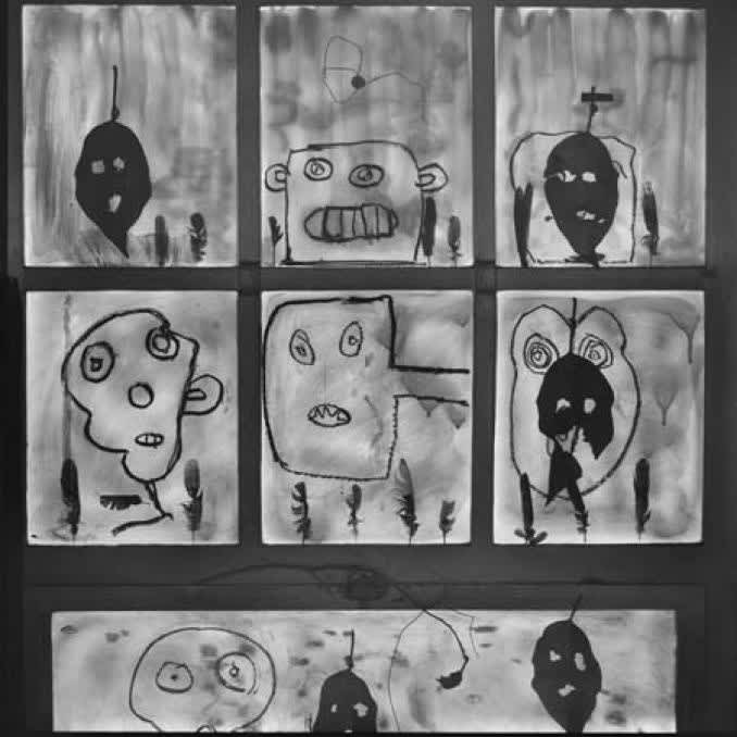 Roger Ballen, Dream Drawings, 2006