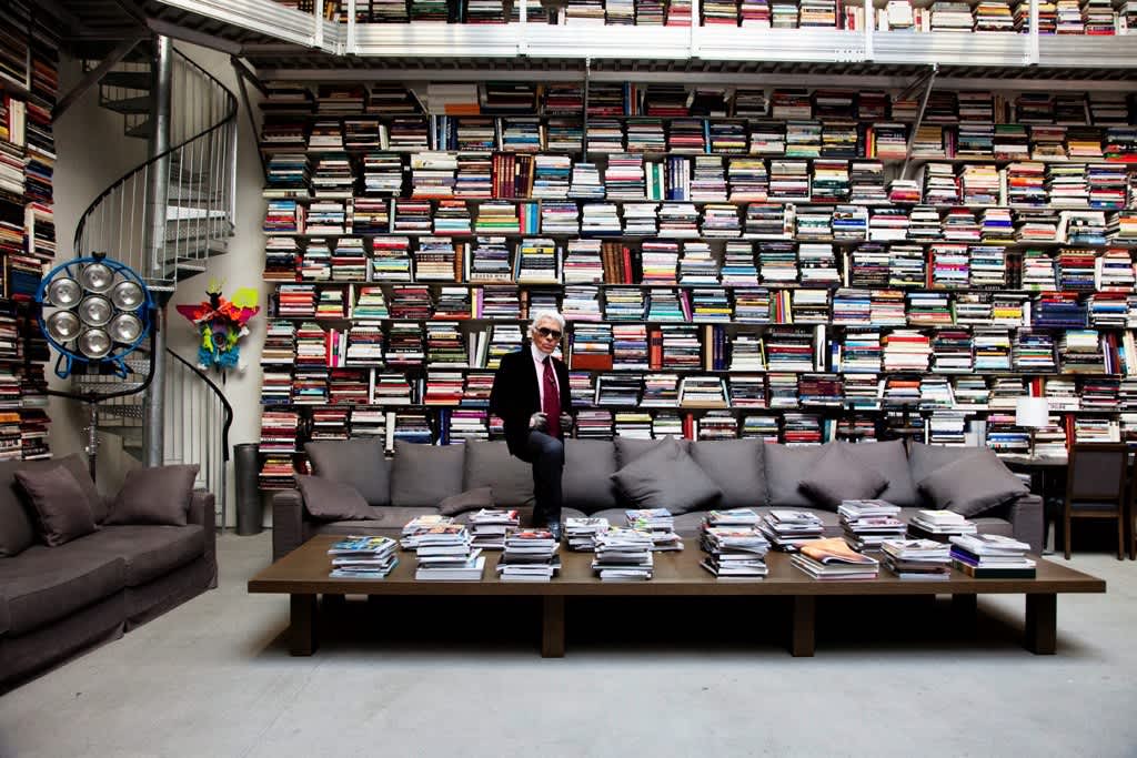 Todd Selby, Karl in His Library, 2009
