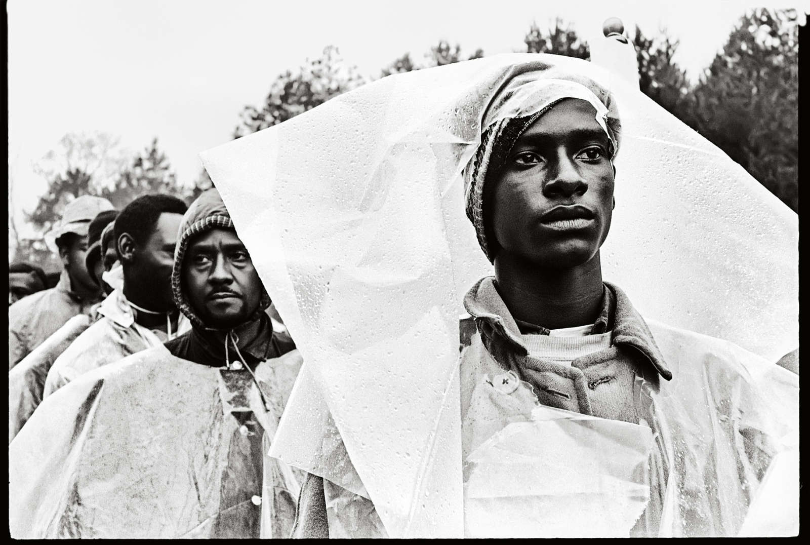 Marchers in the Rain, Selma March, 1965