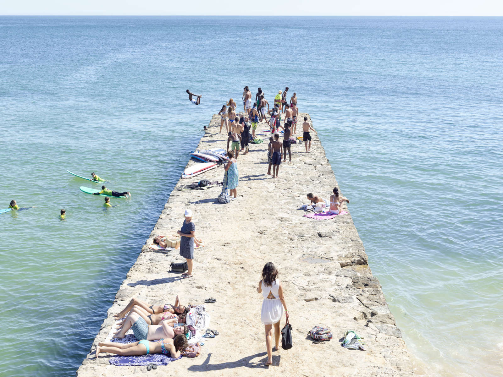 Massimo Vitali, Carcavelos Pier, Portugal ,D0017, 2016