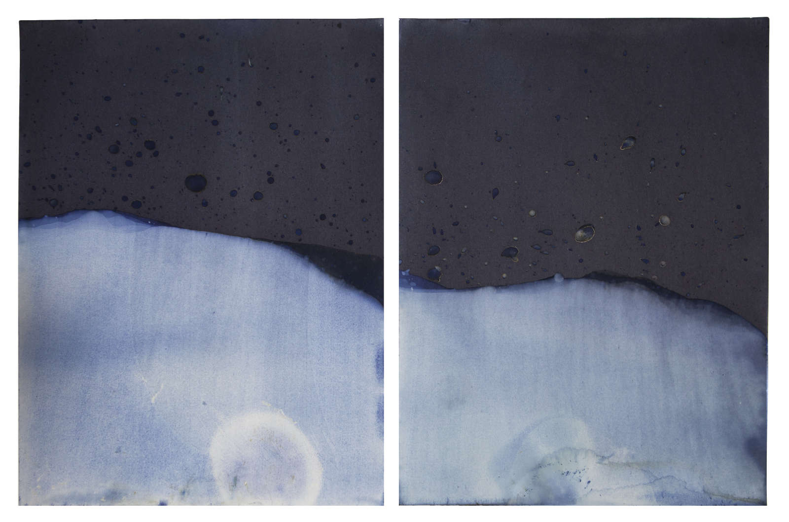 Meghann Riepenhoff, Muybridge Tides #08 (Rapidly Submerged Paper, Snake River, WY, 09.23.17), 2017